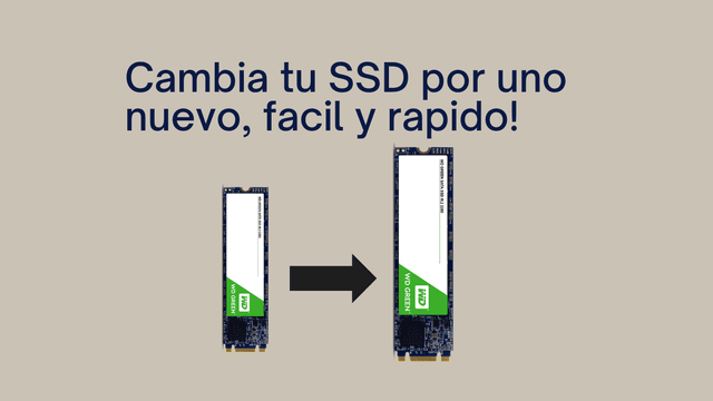 Cambia el SSD de tu PC por uno nuevo